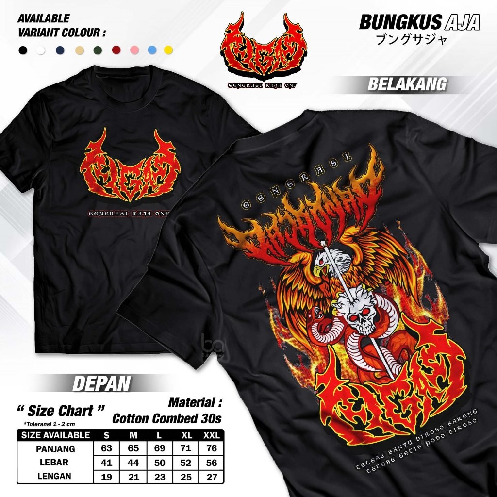 KAOS LIGAS GENERASI RAJA ONAR - Kaos Ligas Segoro Kidul Lawasan Full Punggung - Baju Pagar Nusa Bund