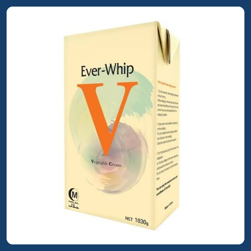 

ever whip everwhip whipping cream nabati V Vanilla Nabati Non Dairy / SUGAR FREE PLAIN 1030 terMurah