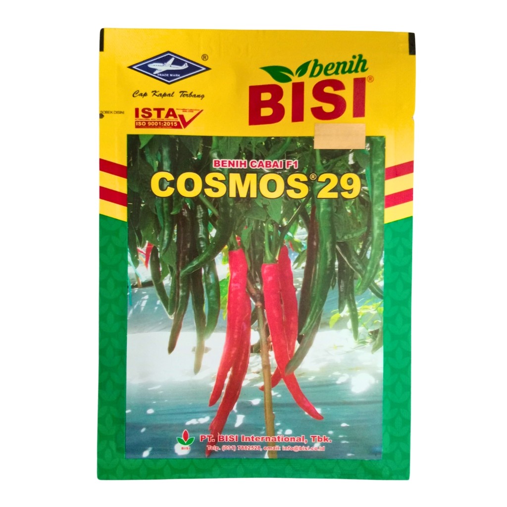 Benih Cabe Merah Besar COSMOS 29 F1 10gr Cap Kapal Terbang