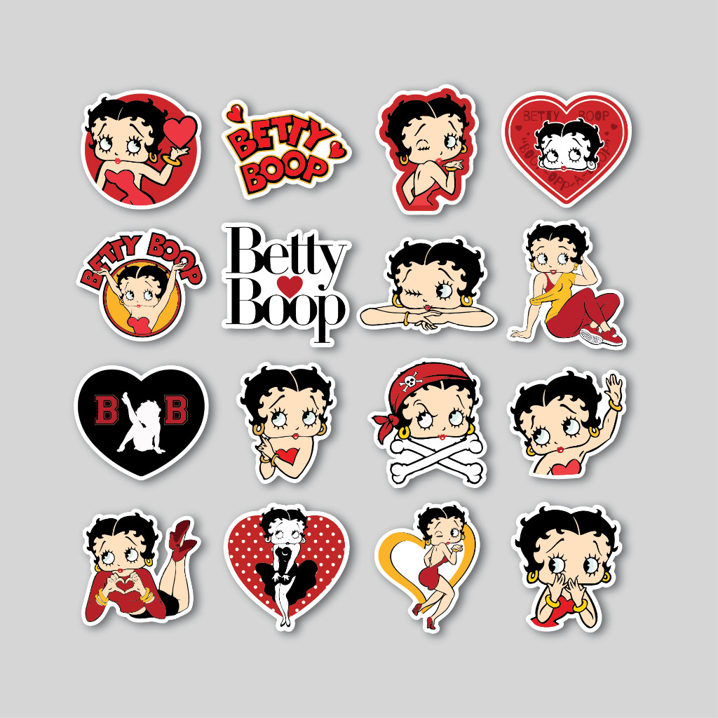 

Sticker Pack Betty Boop | Sticker Tumbler | Stiker Laptop Koper Helm