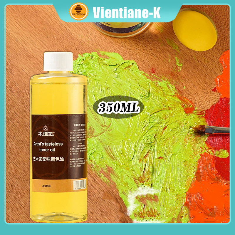 

Color Mixing Solution Oil Painting Medium Pengencer Cat Minyak