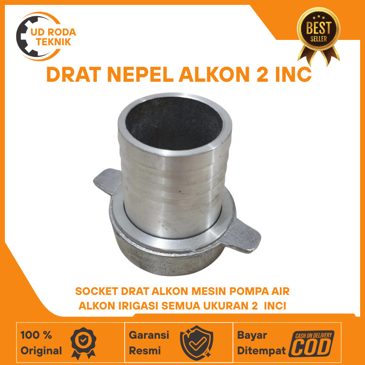 Drat Nepel Alkon Soket Alkon Mesin Pompa Air Alkon Irigasi Ukuran 2 inci