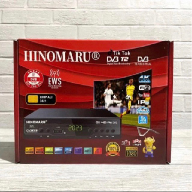 Mesin Receiver / Set Top Box DVB T2 Siaran Tv Digital Hinomaru ( wajib pake ANTENA Digital ) Hemat