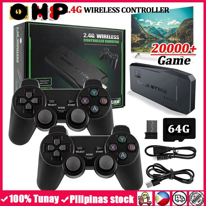 M8 Game stick 4K Wireless Video Game Console 4K HD 10000/20000 Classic Games Game stick