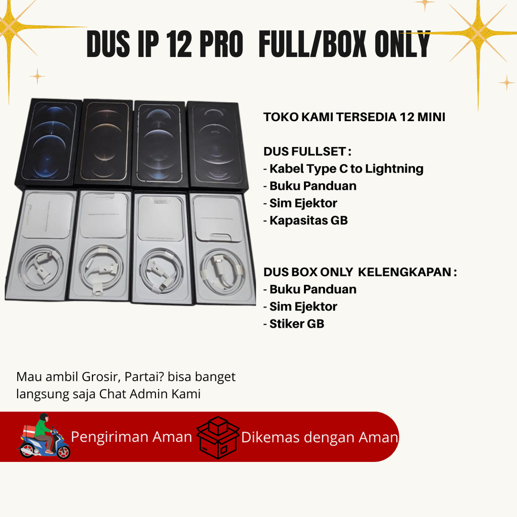 

Dus Box Kotak 12 Pro Fullset / Box Only Termurah Grosir Dus89
