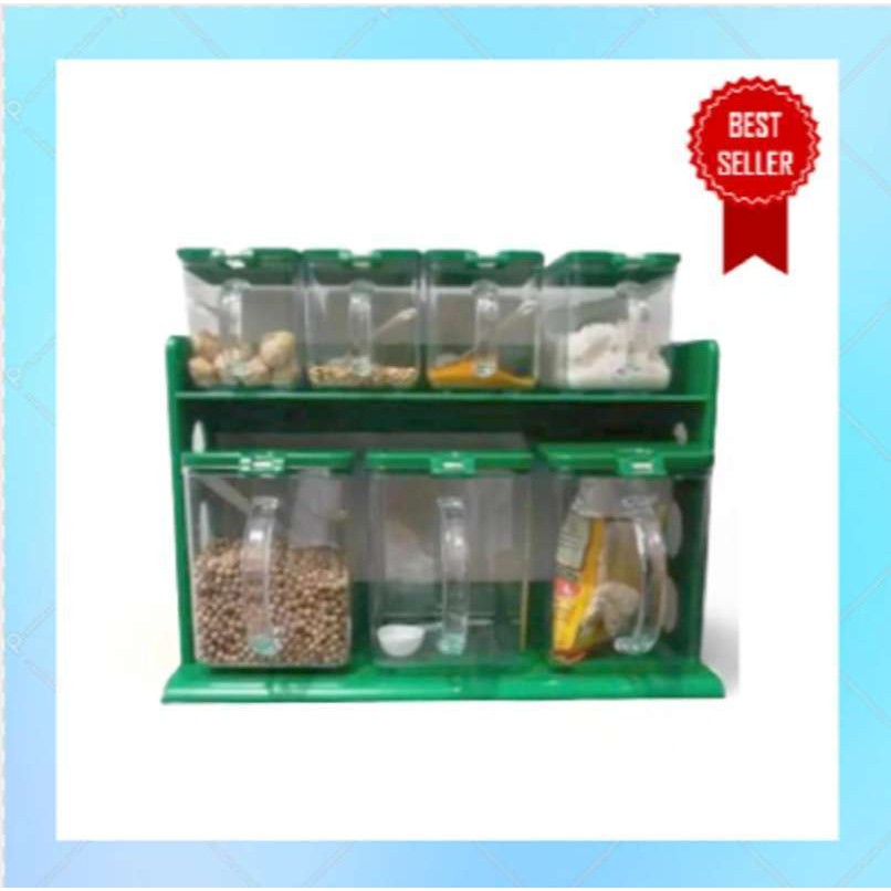 Tempat Bumbu Dapur Tempat Gula Kopi Aesthetic Wadah Bumbu Dapur Toples Bumbu Dapur 1 Set Toples Bumb