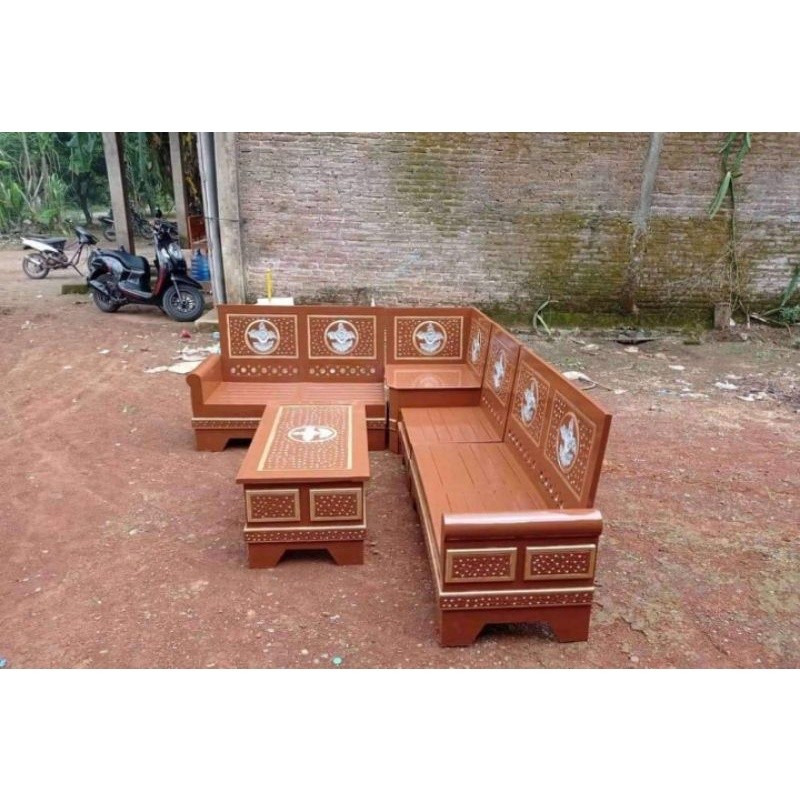 Harga kursi kayu ruang tamu 1 jutaan / kursi tamu minimalis harga 2 jutaan / kursi tamu minimalis mo