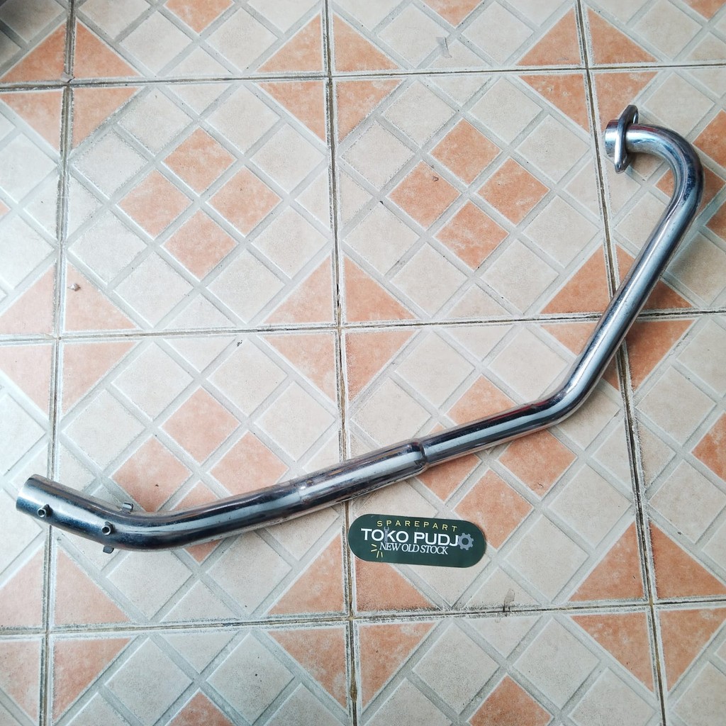 COD/LEHER KNALPOT PIPA KNALPOT MOTO RACING UNTUK MOTOR MINERVA R 150 -NEW OLD STOCK-