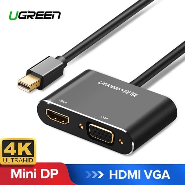 Ugreen 20422 Mini DisplayPort to HDMI & VGA Aluminum Case