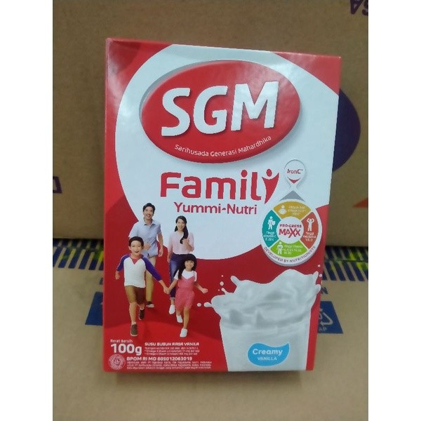 

SGM Family Yummi Nutri Vanila 100gr - Susu Bubuk Keluarga