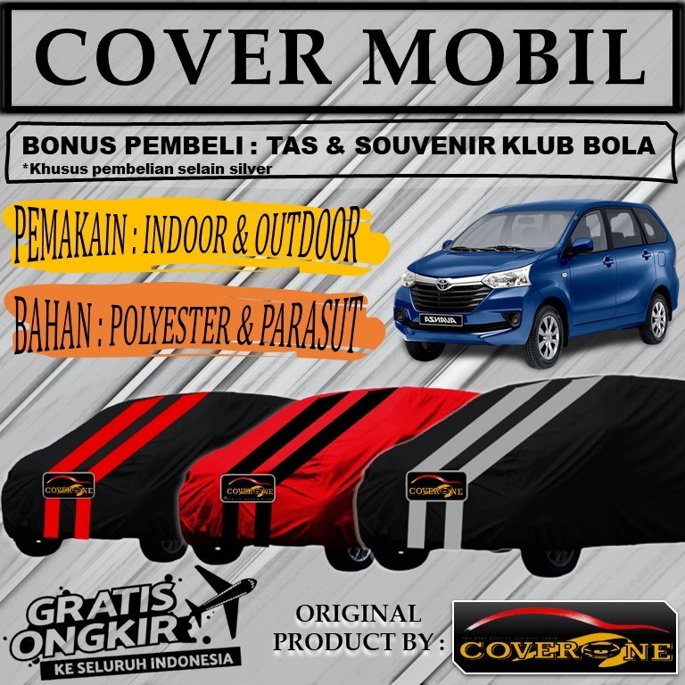 Selimut Sarung Body Cover Mobil Avanza Xenia Waterproof Anti Air Free Pengikat Ban