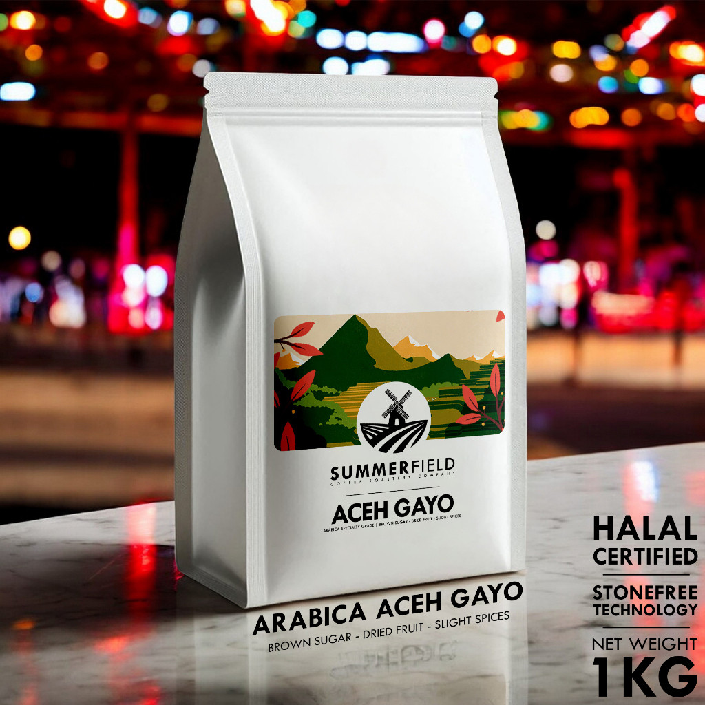 

Kopi Arabika Aceh Gayo 1KG (Biji/Bubuk) Summerfield Specialty Grade