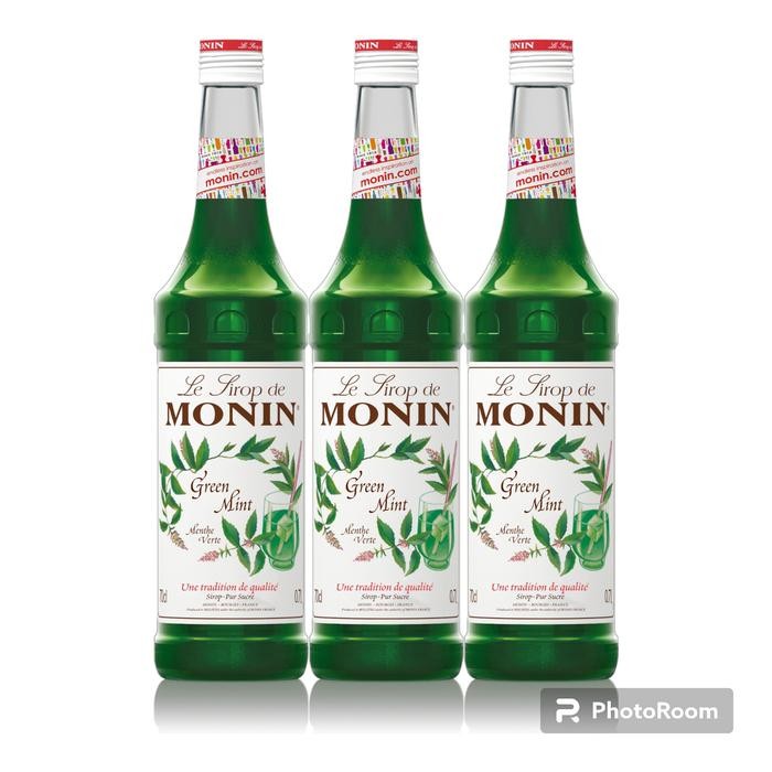 

MONIN Green Mint (menthe verte) Syrup - 700 ml