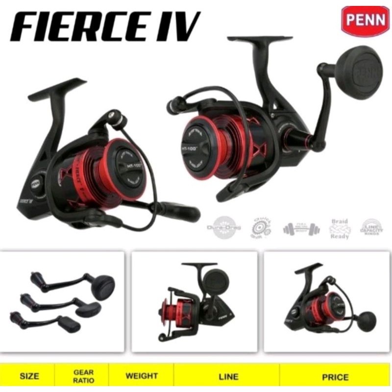 reel penn fierce iv 1000 sampe 6000 CO