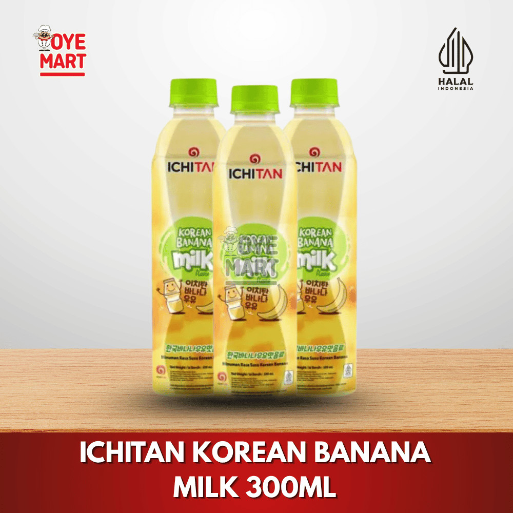 

ICHITAN KOREAN BANANA MILK 300ML/PISANG SUSU KOREA