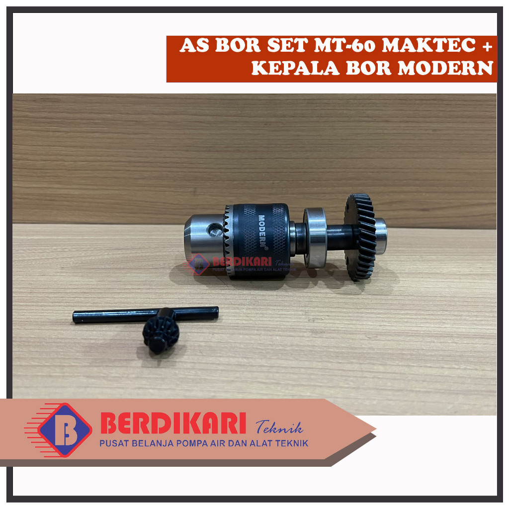 As Bor 10mm 10 mm MT60 MT 60 mt-60 MAKTEC Set Komplit Kepala Bor Modern Spindle Gear, Bearing lakerc