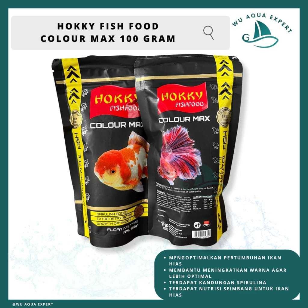 HOKKY COLOUR MAX 1 Dus Karton Dos GOLDFISH Pelet Pakan Ikan Hias Makanan Hokky Gold Fish Hoky Hoki J
