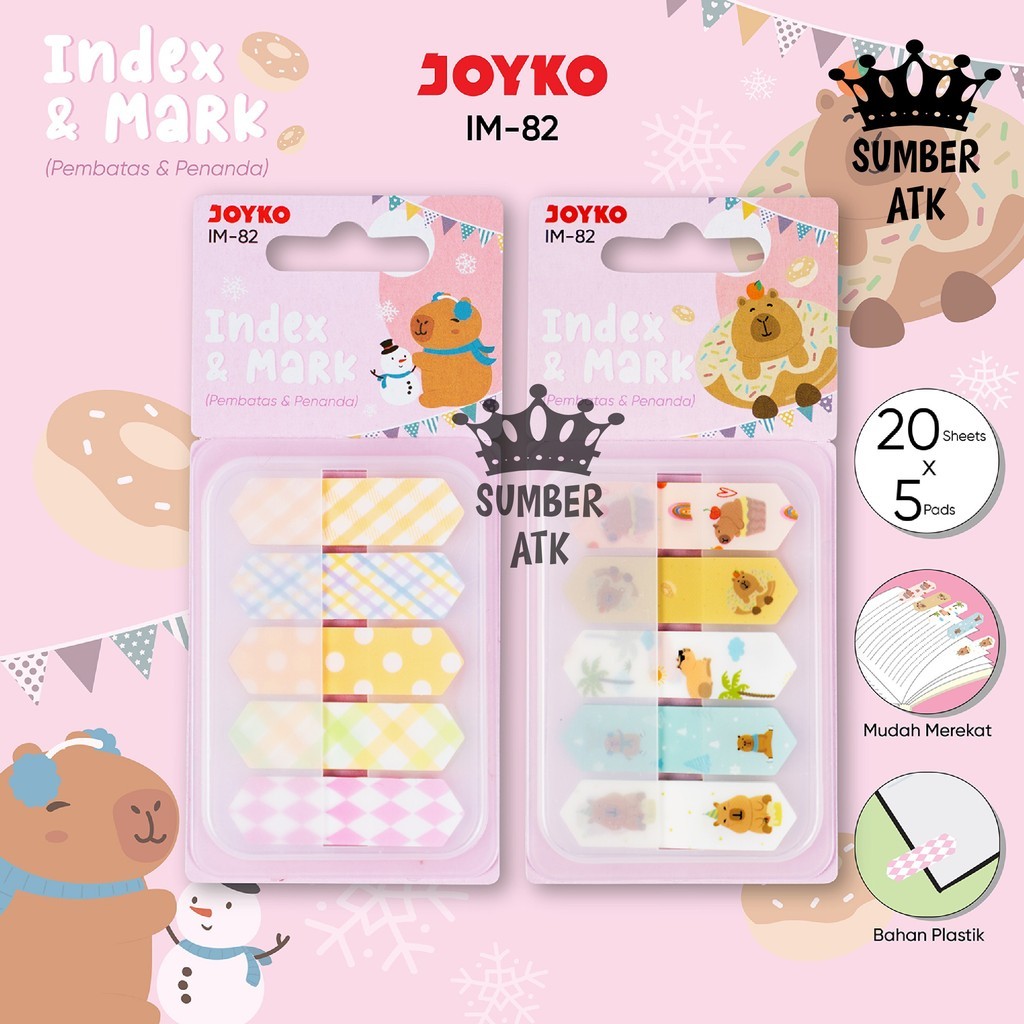 

Index Mark JOYKO Penanda Pembatas IM-82 Plastik