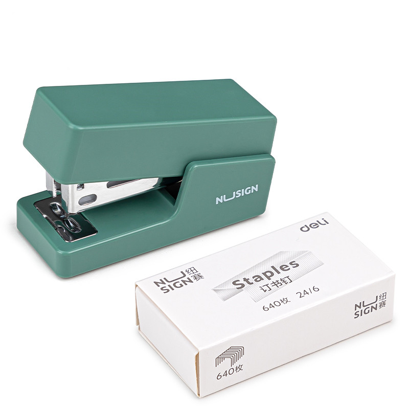 

KHINSUN Mini Stapler Set Portable Color Paper Binding Machine Use 24/6 26/6 Staples Fashion Stationery Office Supplies