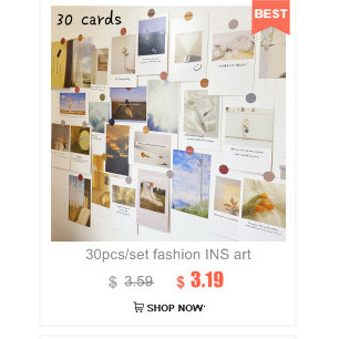 

5pcs Decoration Cards Double Sided Hand Painting Writable Square Metope PostCard Small Poster Notebook Photo Props Wall Sticker