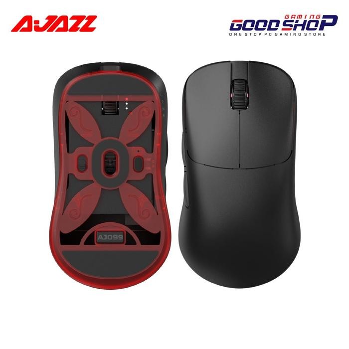Ajazz AJ099 Ultra Lightweight Dual Mode Gaming Mouse - Hitam, AJ099 PRO