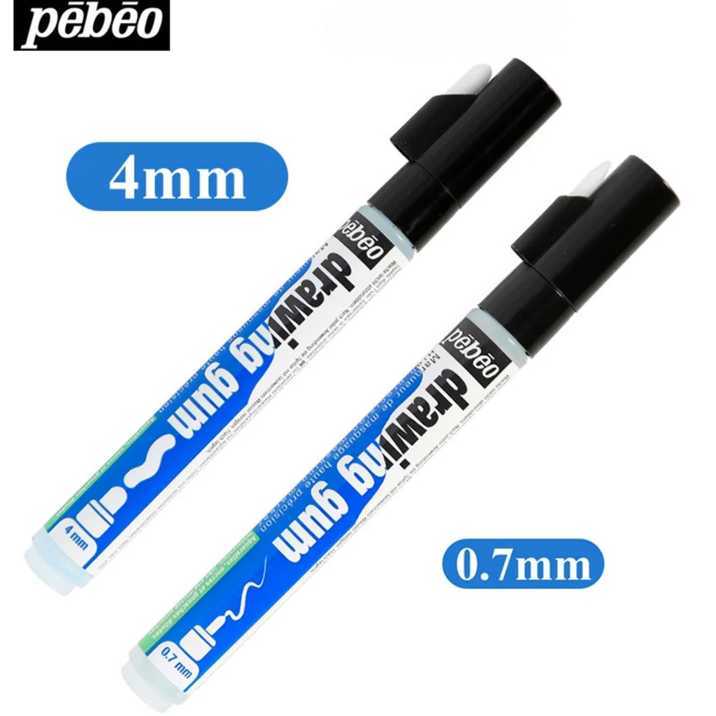 

Pebeo Watercolor Marker Pen Blank Drawing Gum 0.7mm 4mm Watercolor Liquid Art Masking Pen France