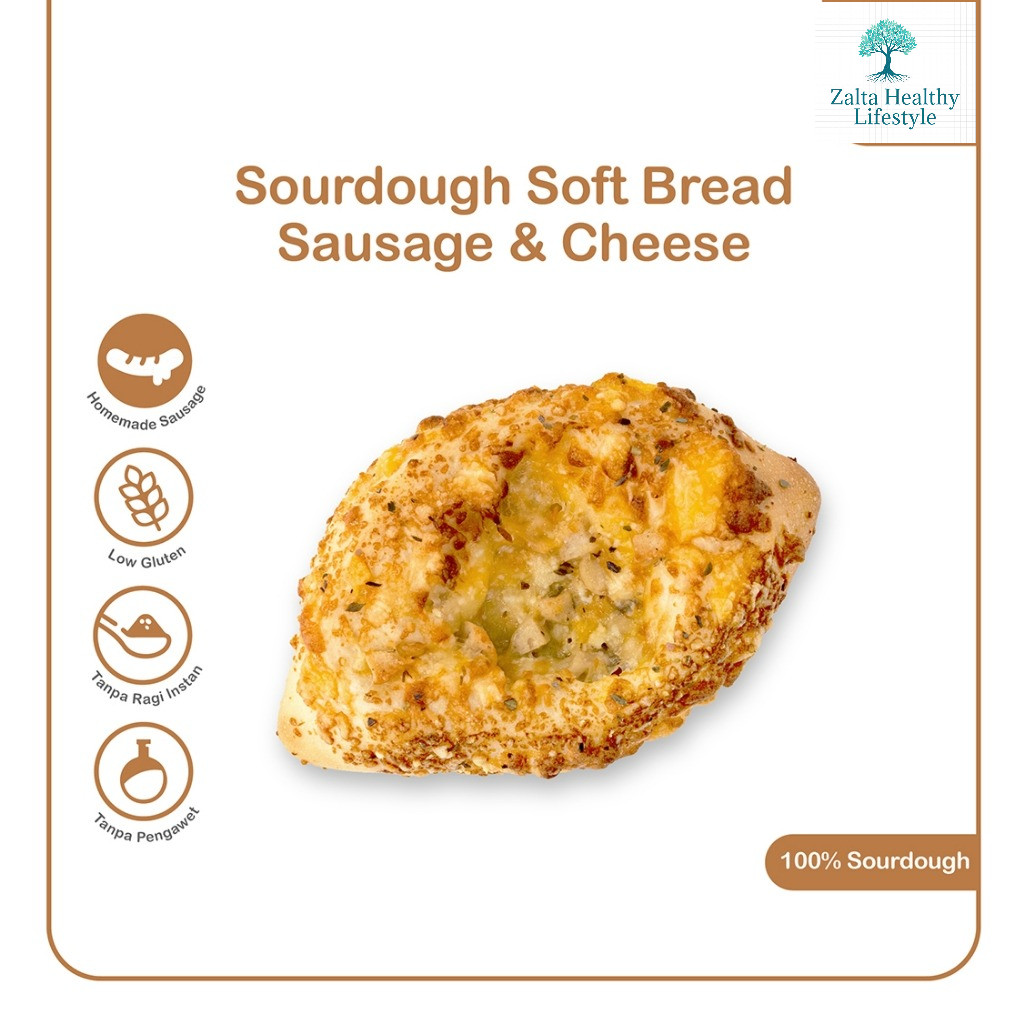 

Organik - Sourdough Lembut Isi Sosis Ayam Homemade & Lelehan 3 Keju - Nikmatnya Bikin Nagih!