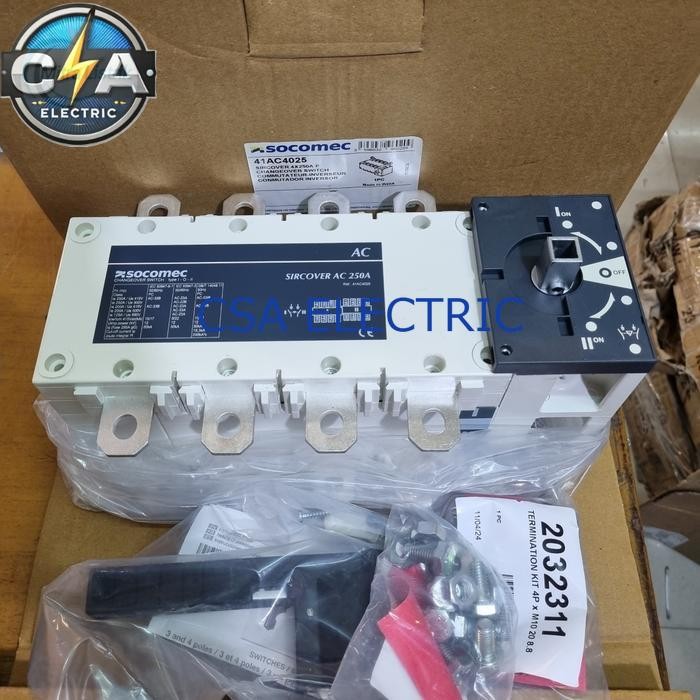 Change Over Switch Socomec/ Cos Socomec 4p 250A Sircover