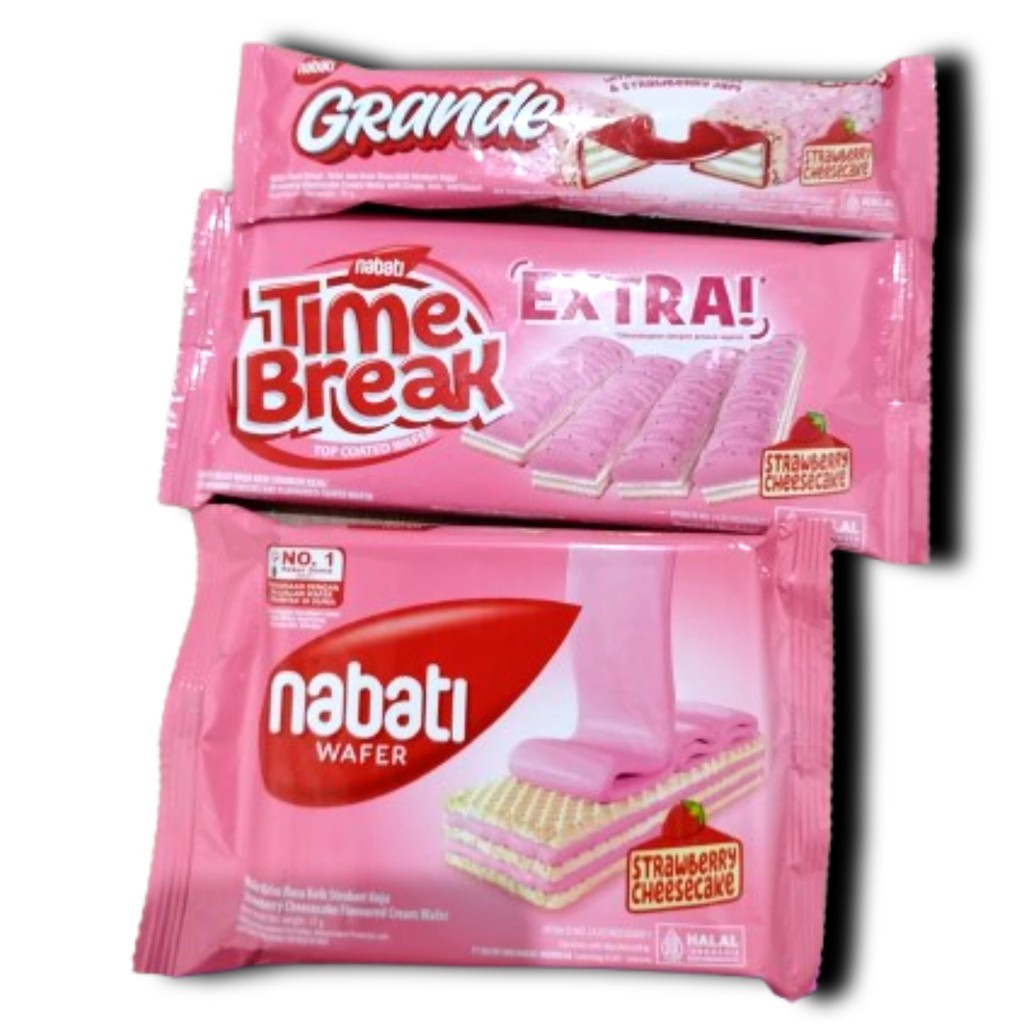 

NABATI/TIME BREAK WAFER STAWBERRY CHEESE CAKE