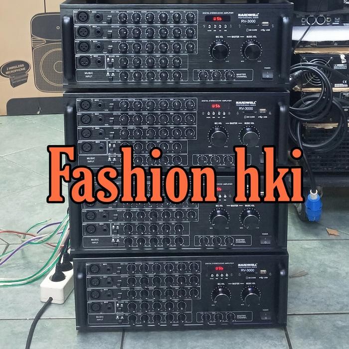 AMPLI HARDWELL RV3000 RV 3000 TERBARU ORIGINAL HARDWELL