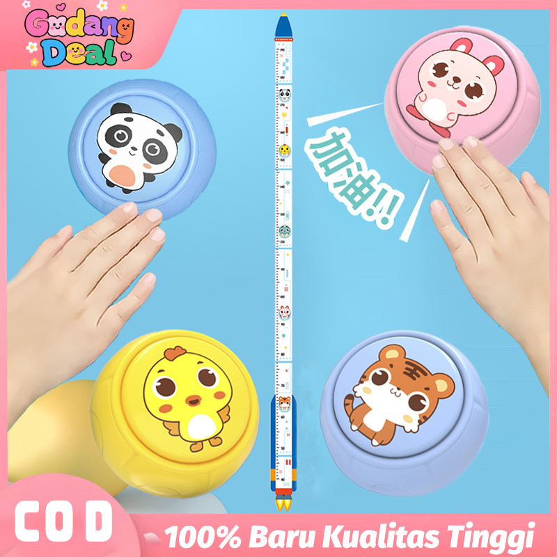 2in1 Mainan Latihan Olahraga Lompat Tinggi Untuk Pertumbuhan Anak Ukur Tinggi Badan Anak