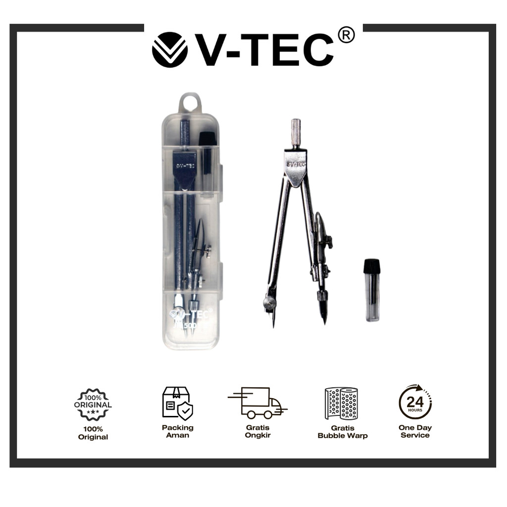 

V-TEC JANGKA (DRAWING COMPASS) JK 5001 B PCS