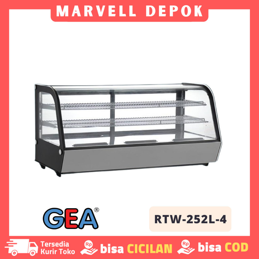 Showcase Cooler Cake Gea Rtw 252L 4 Showcase Cooler Pendingin Kue Garansi Resmi