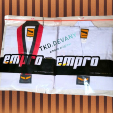 Seragam Taekwondo EMPRO, dobok Taekwondo, baju Taekwondo EMPRO Original