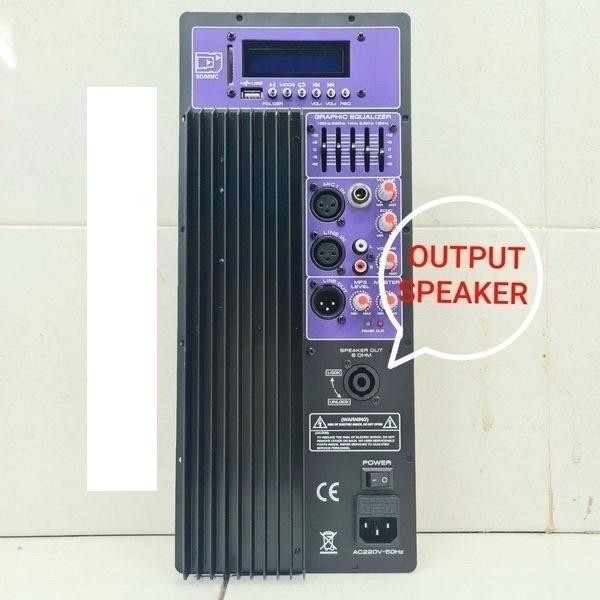 power kit Aktif/mesin Speaker Active Bluetooth Equalizer Usb - hanya kit