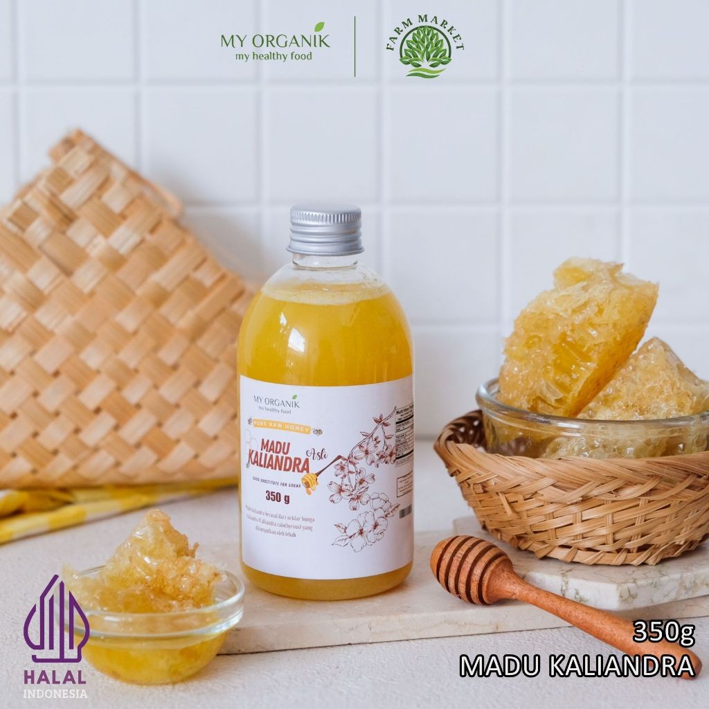 

My Organik Madu Kaliandra Raw Honey Premium Quality 100% Murni Original Kemasan 350 Gram