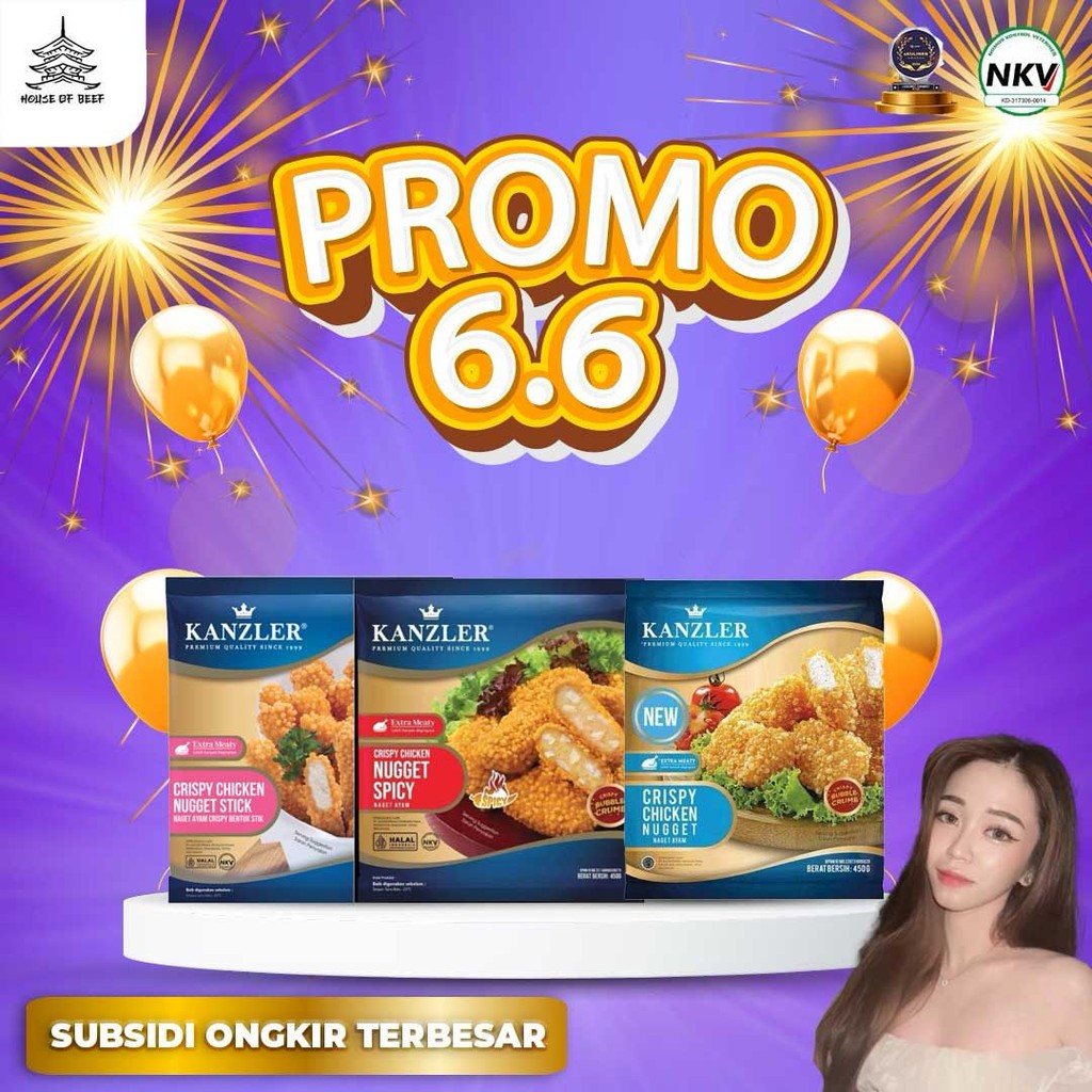 

[Puncak Birthday Sale] Bunddle Isi 3 1 naget kanzler crispy 1 naget crispy stick 1 naget crispy spicy 450gr