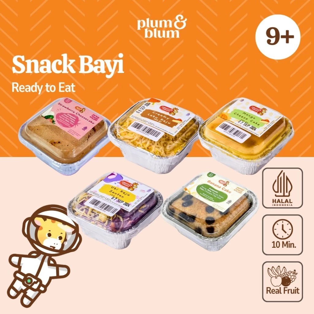 

Plum & Blum Frozen Food Cake Snack Tinggi Kalori Siap Santap