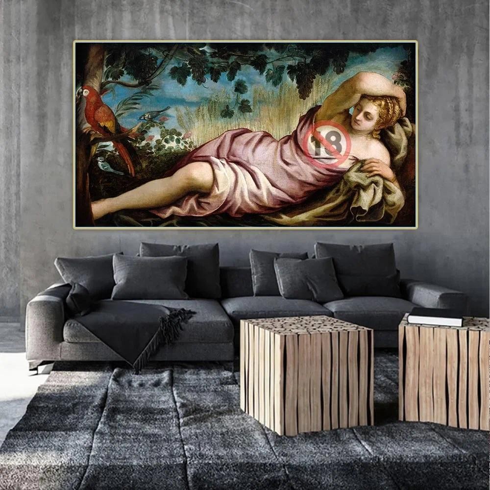 

Tintoretto " Summer " Canvas Oil Painting Classical Aesthetics Artwork Decor Backdrop Picture Home Living Room Decoration