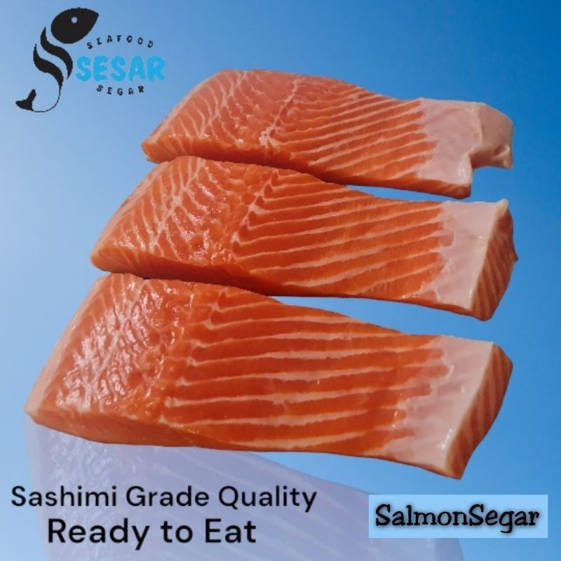 

Ikan Salmon Segar - Salmon Norway - Sashimi Grade Quality (Tanpa Proses Pembekuan)