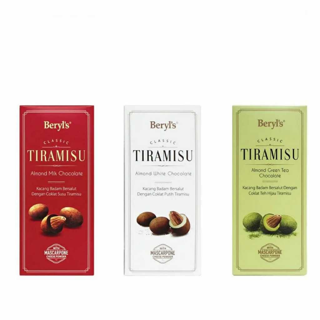 

Coklat Beryls BERYL'S Tiramisu Almond Box Kotak 200Gram Cokelat Malaysia