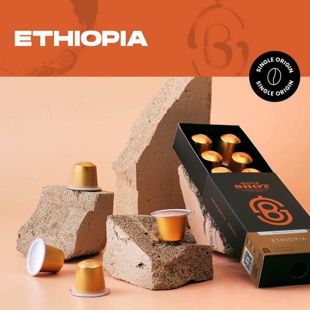 

Quick Shot Coffee Capsule - Ethiopia (Pod) - SB Craft Coffee