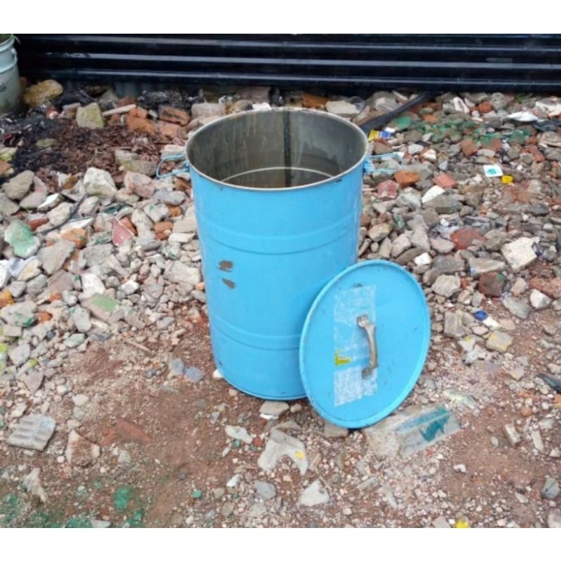 Tong Sampah/Drum Besi/Tong 60 liter/Pail/Ember Besar Co