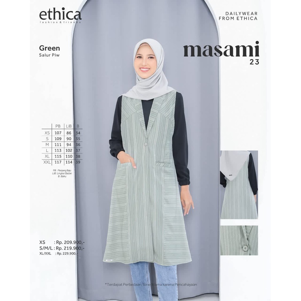 ETHICA TUNIC MASAMI 23 GREEN