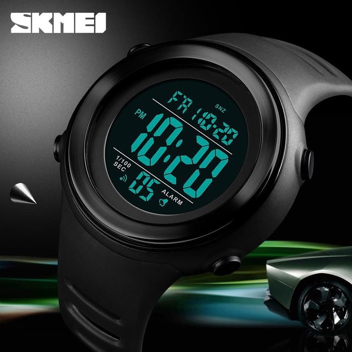 Jam Tangan Pria / SKMEI DG 1394 Men / Jam Tangan Digital LED ORI SKMEI - Hitam HITAM