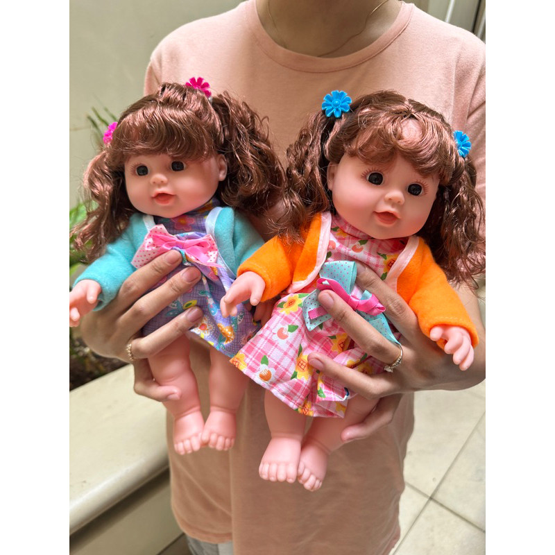 TERMURAH BONEKA FULL KARET DAPAT TAS BISA PAPA MAMA KETAWA NGAKAK NANGIS SWEET BABY