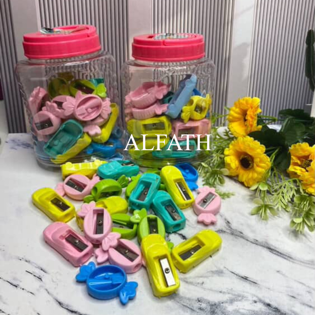 

Rautan toples (1 toples isi 24pc)/rautan toples/penyerut/sharpener/ rautan murah