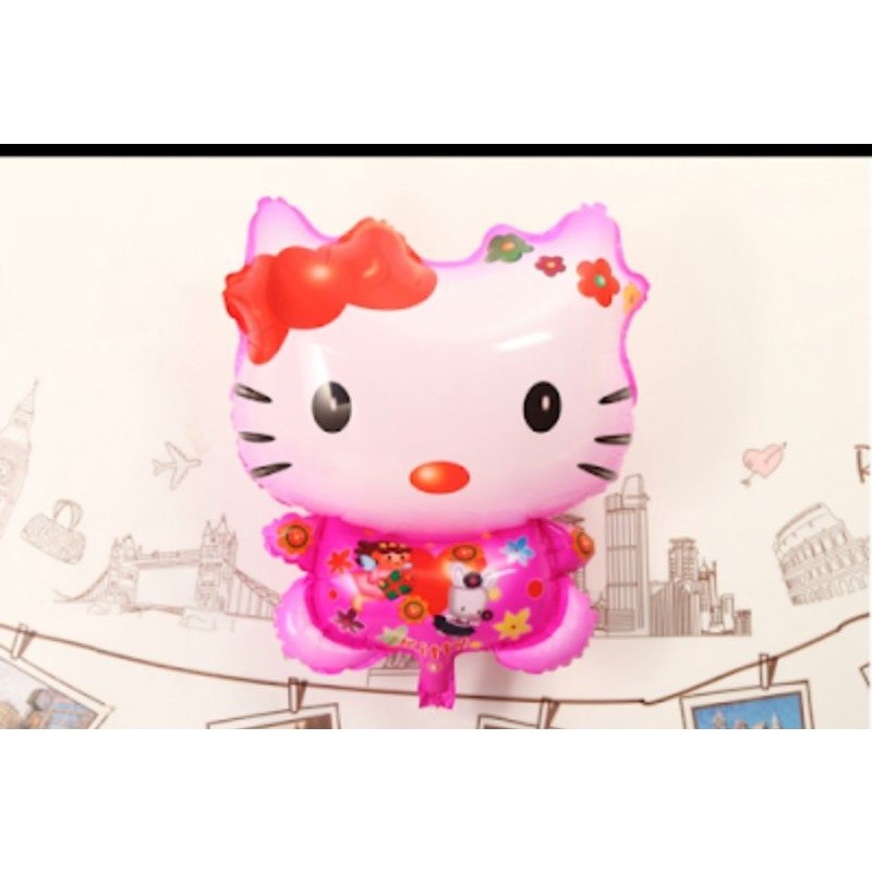 BALON GAS HELLO KITTY / BALON PLASTIK HELLO KITTY / BALON HELLO KITTY / BALON HK / BALON KARAKTER HE