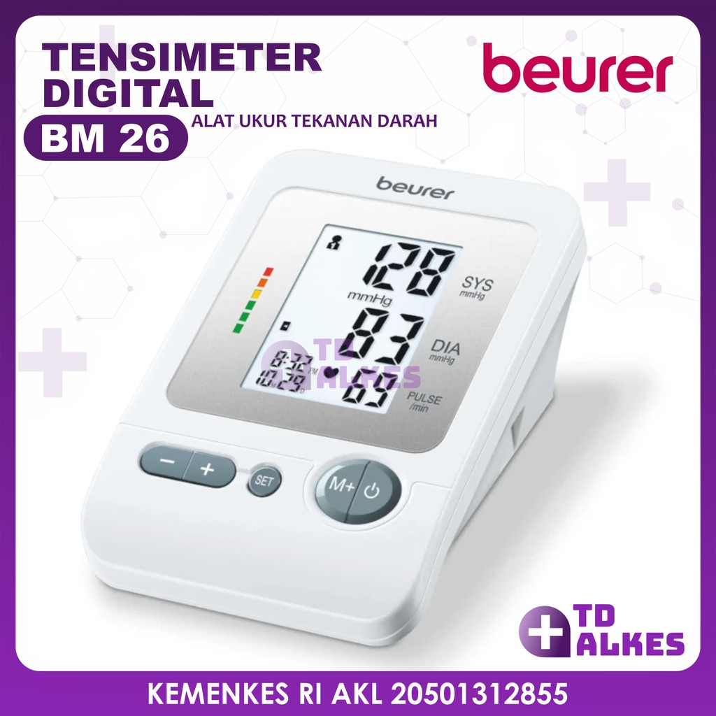Tensimeter Digital BM 26 Beurer Alat Ukur Tensi Meter Tekanan Darah