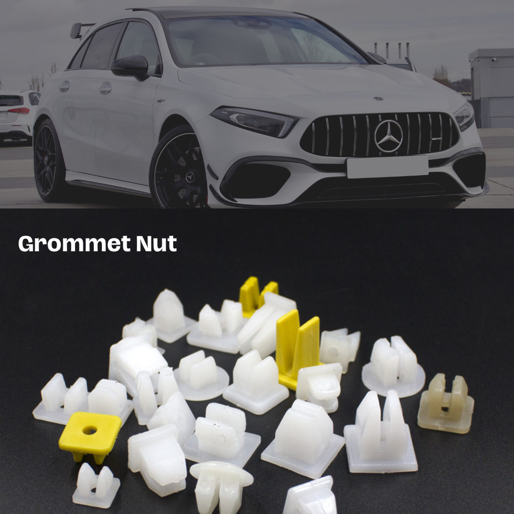Klip Kancing Pintu Mobil  Grommet Nut Door Buckle Seal Grommet 3-5mm 50 PCS - YH-5 - OR